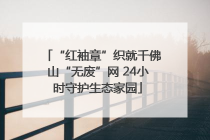 “红袖章”织就千佛山“无废”网 24小时守护生态家园