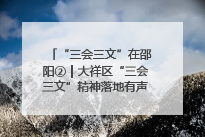 “三会三文”在邵阳②｜大祥区“三会三文”精神落地有声 以实干实绩助力区域高质量发展