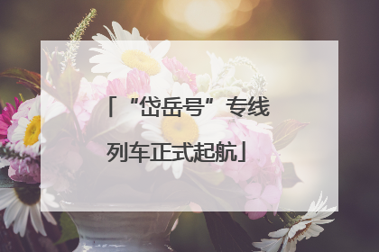 “岱岳号”专线列车正式起航