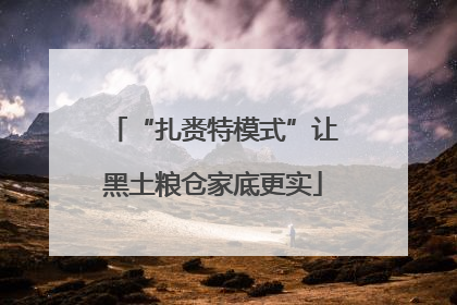“扎赉特模式”让黑土粮仓家底更实