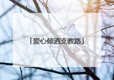 爱心倾洒支教路