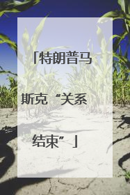 特朗普马斯克“关系结束”