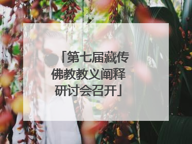 第七届藏传佛教教义阐释研讨会召开