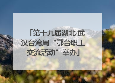 第十九届湖北·武汉台湾周“鄂台职工交流活动”举办