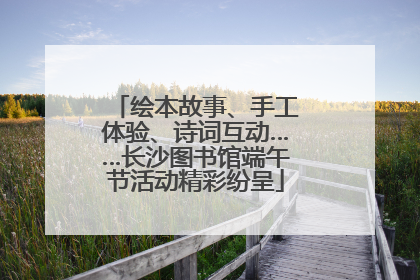 绘本故事、手工体验、诗词互动……长沙图书馆端午节活动精彩纷呈