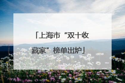 上海市“双十收藏家”榜单出炉