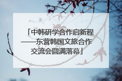 中韩研学合作启新程——东营韩国文旅合作交流会圆满落幕
