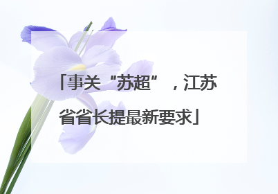 事关“苏超”，江苏省省长提最新要求