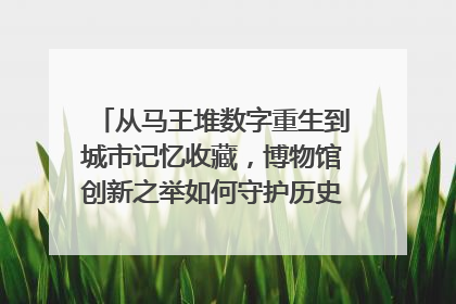 从马王堆数字重生到城市记忆收藏，博物馆创新之举如何守护历史、连接未来？