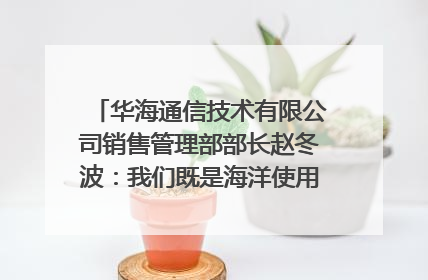 华海通信技术有限公司销售管理部部长赵冬波：我们既是海洋使用者 也是海洋保护者｜2025年生态文明贵阳国际论坛