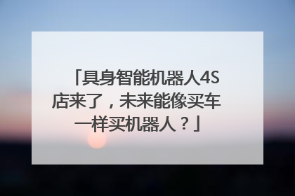 具身智能机器人4S店来了，未来能像买车一样买机器人？