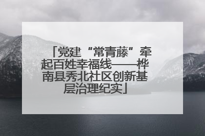 党建“常青藤”牵起百姓幸福线——桦南县秀北社区创新基层治理纪实