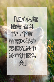 匠心闪耀栖霞 奋斗书写华章 栖霞区举办劳模先进事迹宣讲报告会