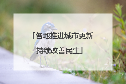 各地推进城市更新 持续改善民生