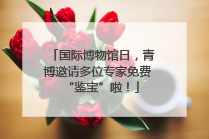 国际博物馆日，青博邀请多位专家免费“鉴宝”啦！