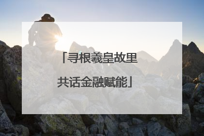 寻根羲皇故里 共话金融赋能