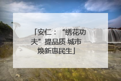 安仁：“绣花功夫”提品质 城市焕新惠民生