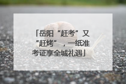 岳阳“赶考”又“赶烤”，一纸准考证享全城礼遇