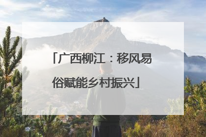 广西柳江：移风易俗赋能乡村振兴