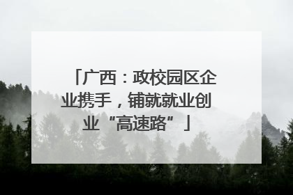 广西：政校园区企业携手，铺就就业创业“高速路”