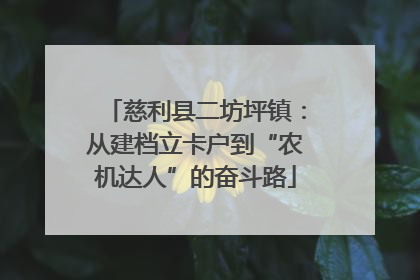 慈利县二坊坪镇：从建档立卡户到“农机达人”的奋斗路