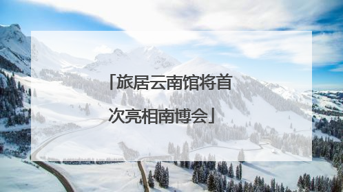 旅居云南馆将首次亮相南博会
