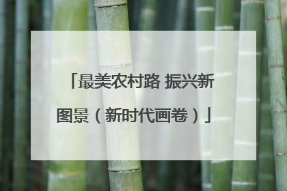 最美农村路 振兴新图景（新时代画卷）