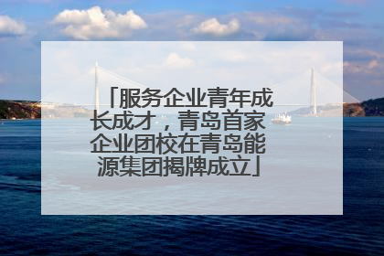 服务企业青年成长成才，青岛首家企业团校在青岛能源集团揭牌成立