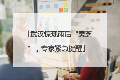 武汉惊现雨后“灵芝”，专家紧急提醒