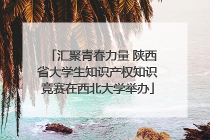 汇聚青春力量 陕西省大学生知识产权知识竞赛在西北大学举办