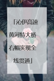 沁伊高速黄河特大桥右幅实现全线贯通