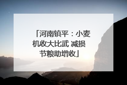 河南镇平：小麦机收大比武 减损节粮助增收