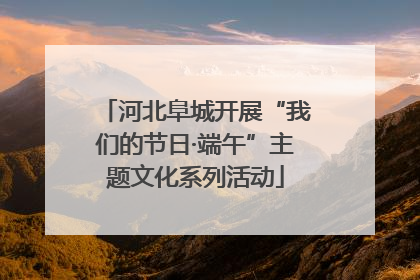河北阜城开展“我们的节日·端午”主题文化系列活动