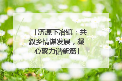 济源下冶镇：共叙乡情谋发展，凝心聚力谱新篇