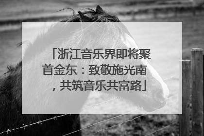 浙江音乐界即将聚首金东：致敬施光南，共筑音乐共富路