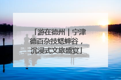 游在德州｜宁津德百杂技蟋蟀谷，沉浸式文旅盛宴