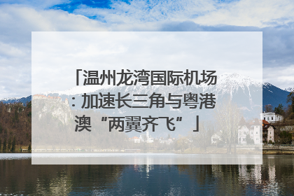 温州龙湾国际机场：加速长三角与粤港澳“两翼齐飞”