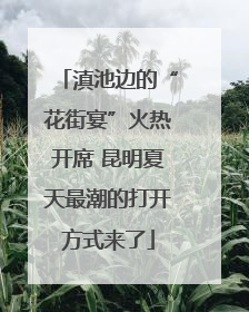 滇池边的“花街宴”火热开席 昆明夏天最潮的打开方式来了