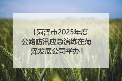 菏泽市2025年度公路防汛应急演练在菏泽发展公司举办