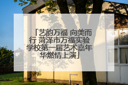 艺韵万福 向美而行 菏泽市万福实验学校第一届艺术嘉年华燃情上演