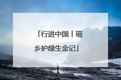 行进中国丨瑶乡护绿生金记