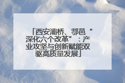 西安灞桥、鄠邑“深化六个改革”：产业攻坚与创新赋能双驱高质量发展