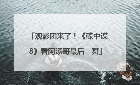 观影团来了！《碟中谍8》看阿汤哥最后一舞