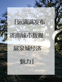 运满满发布济南城市数观 展泉城经济魅力