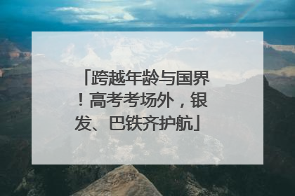 跨越年龄与国界！高考考场外，银发、巴铁齐护航