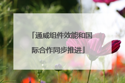 通威组件效能和国际合作同步推进