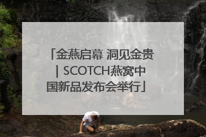 金燕启幕 洞见金贵｜SCOTCH燕窝中国新品发布会举行