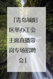 青岛城阳区举办工会主席直播带岗专场招聘会