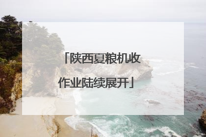 陕西夏粮机收作业陆续展开