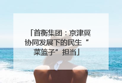 首衡集团：京津冀协同发展下的民生“菜篮子”担当